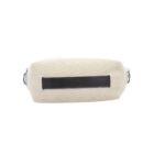 RONEER khaki canvas leather trim crossbody bag IM1536 bottom view