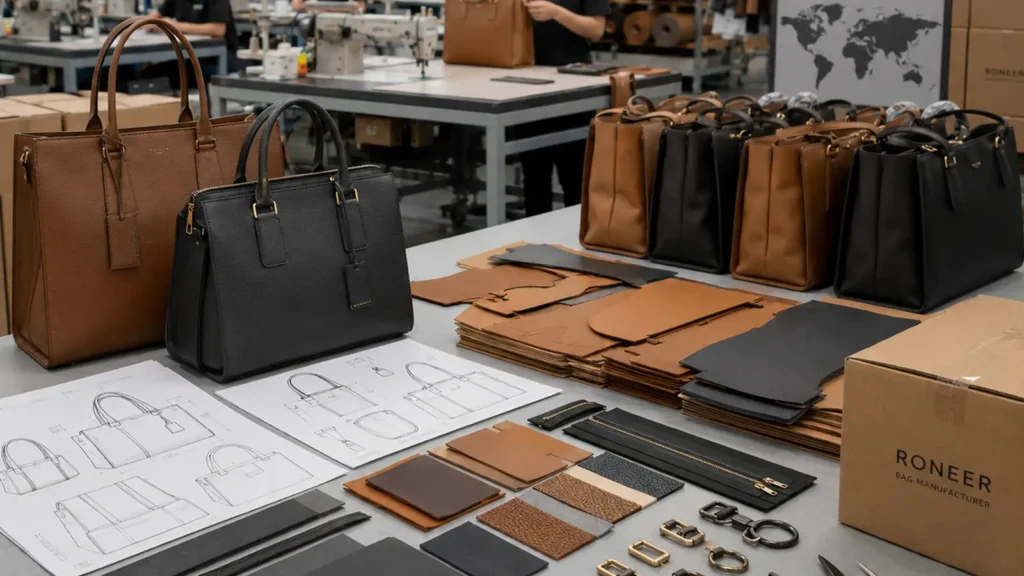 small batch handbag factory production capability