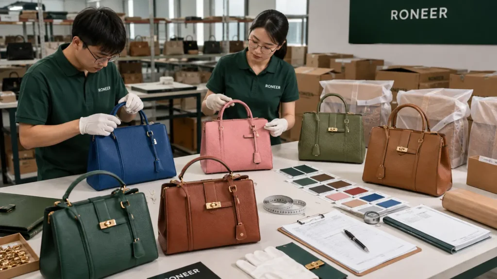 2027 handbag color bulk production inspection