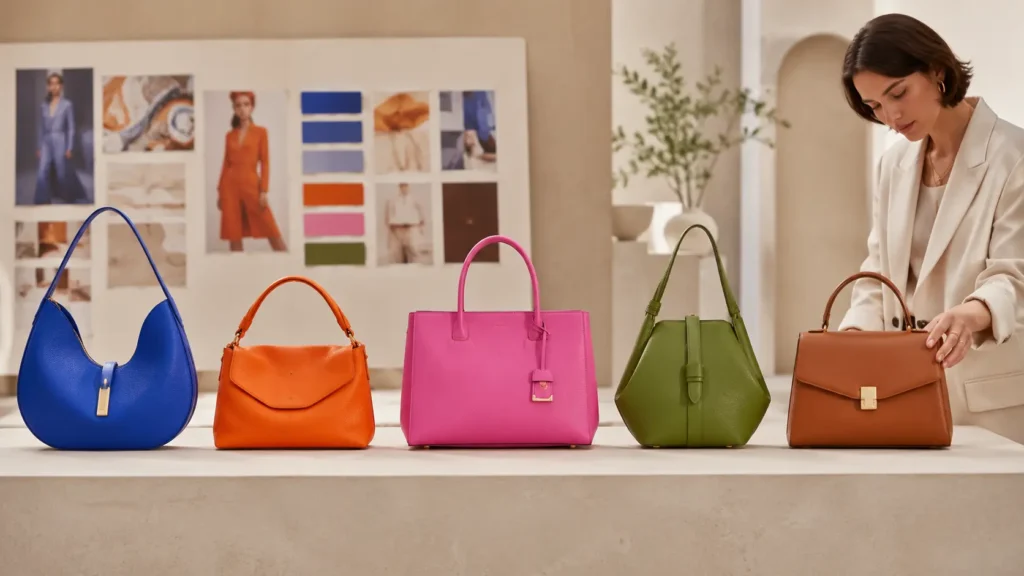 2027 handbag color trends key colors