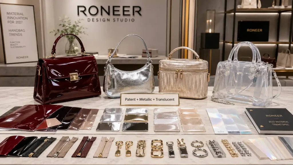 2027 high shine handbag material trends