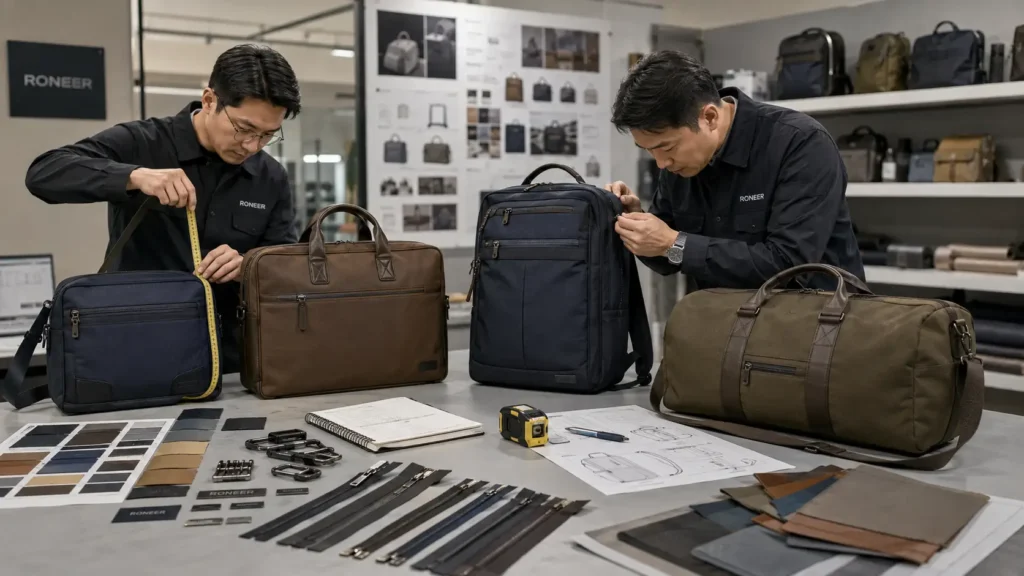 men's bag trends 2027 OEM sample development