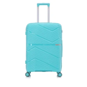 Custom chevron hardside spinner suitcase BJ-803 front view