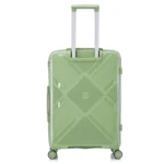 Custom geometric hardside spinner suitcase BJ-801 back view