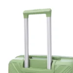 Custom geometric hardside spinner suitcase BJ-801 telescopic trolley handle detail